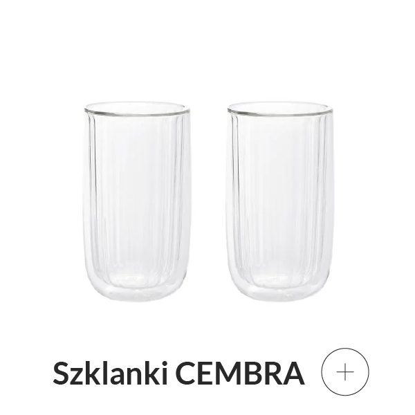 zestaw szklanek wysokich