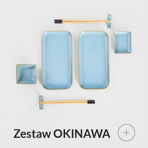 Zestaw do sushi niebieski