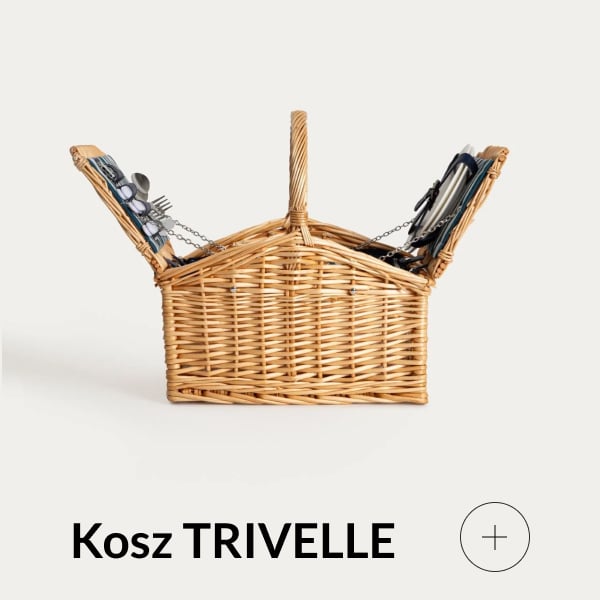 Kosz piknikowy z wyposażeniem