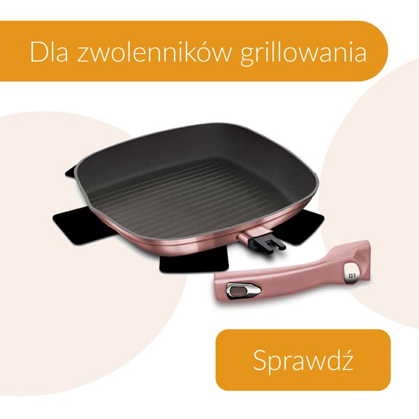 Patelnia z odpinaną rączką