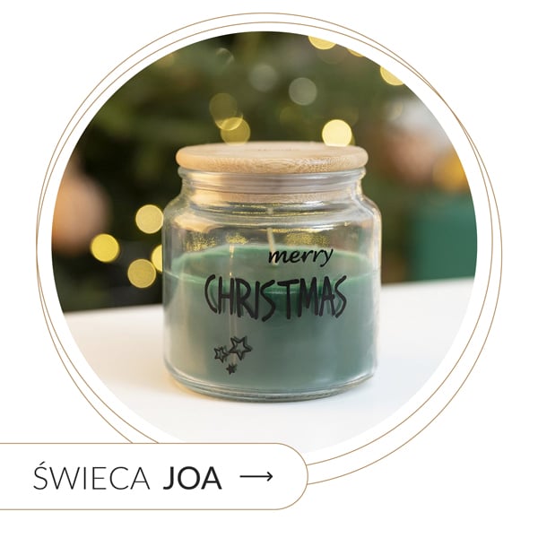 Świeca zapachowa zielona