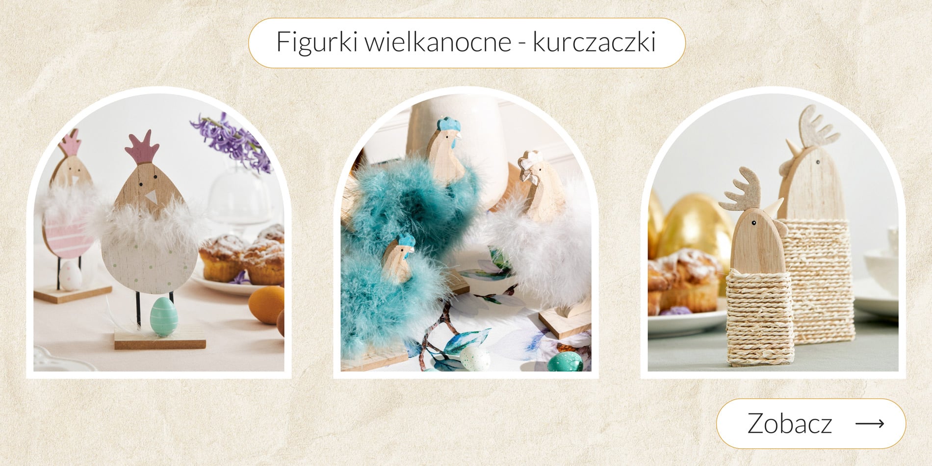 figurki wielkanocne - kurczaczki