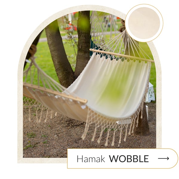 Hamak ogrodowy ecru