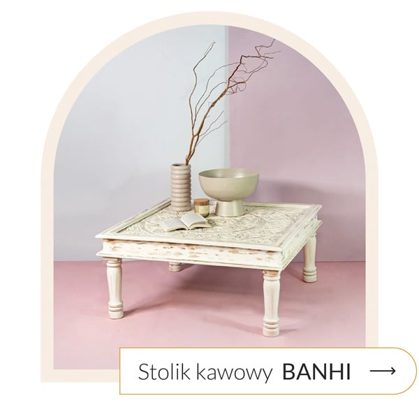 stolik kawowy drewniany retro