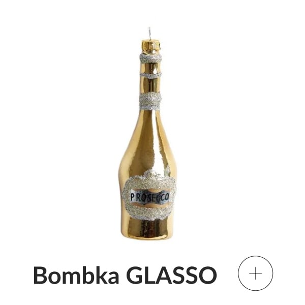 Bombka złota prosecco