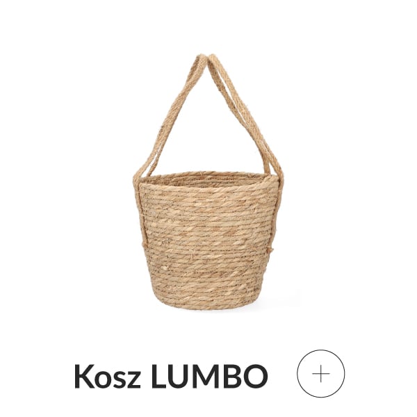 Kosz z trawy morskiej