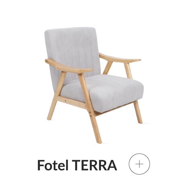 Fotel jasnoszary vintage