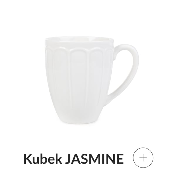 Kubek skandynawski biały