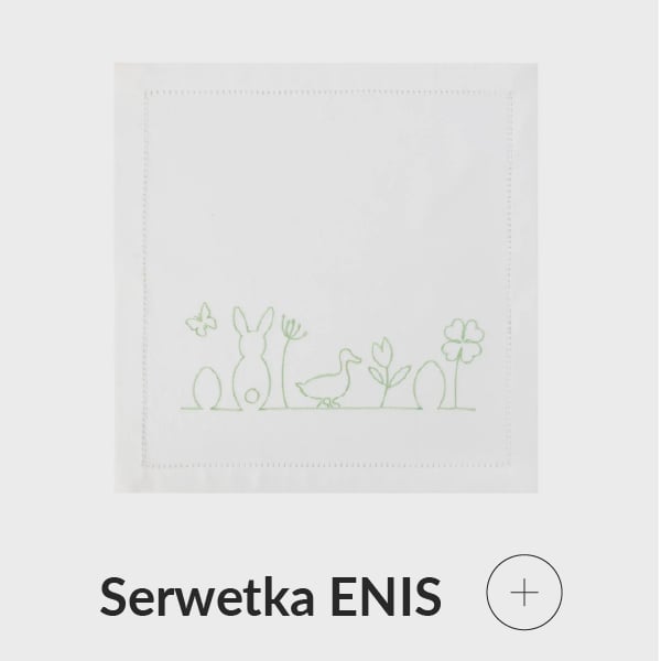 Serweta wielkanocna z mereżką