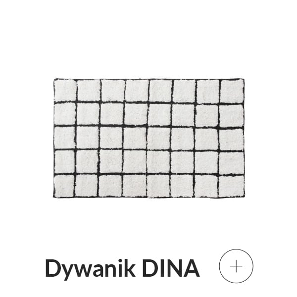 Dywanik łazienkowy w kratkę