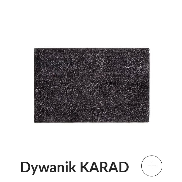 Dywanik łazienkowy czarny