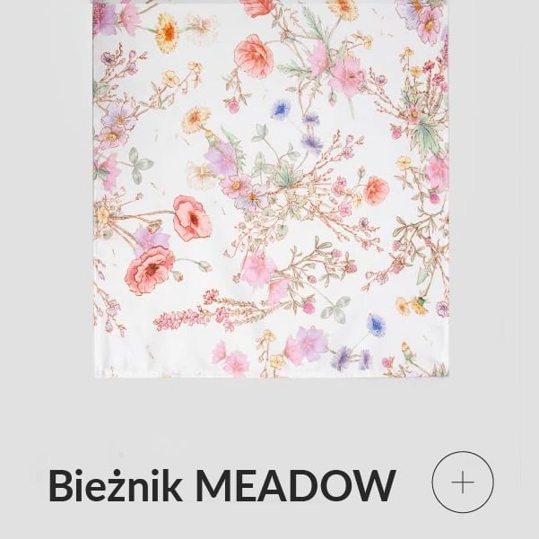 Bieżnik w kwiaty wiosenne