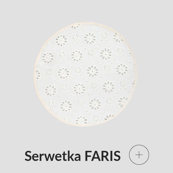 Serwetka na stół koronkowa