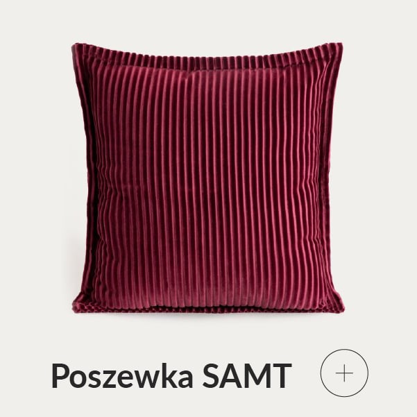 Poszewka burgundowa