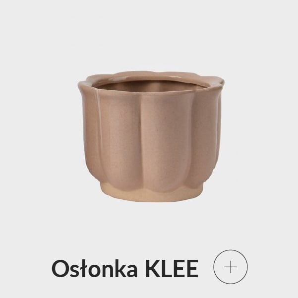 Osłonka na doniczkę w kształcie kwiatka