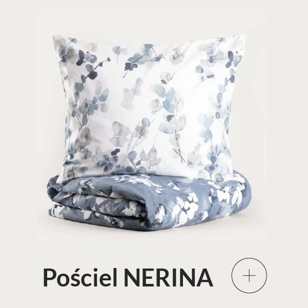 Pościel w niebieskie liście